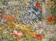 Childe Hassam In the Garden Celia Thaxter in Her Garden Spain oil painting reproduction